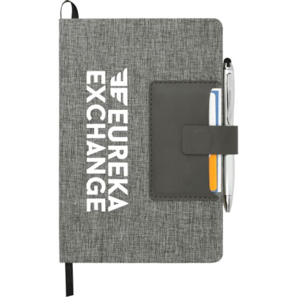 5.5" x 8.5" Heathered Executive Bound Notebook Thumbnail
