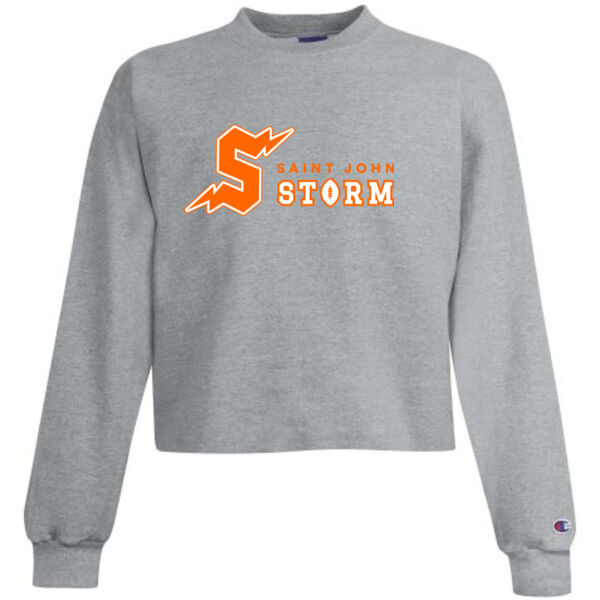 Ladies - CHAMPION Powerblend Cropped Crewneck Thumbnail