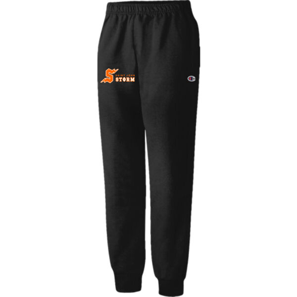Unisex - CHAMPION Powerblend Fleece Joggers *Embroidered Logo* Thumbnail